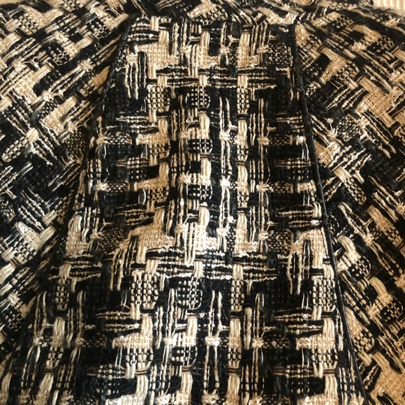 Cabi Corporate Blazer Tweed Black White Style# 630 - Picture 8 of 10